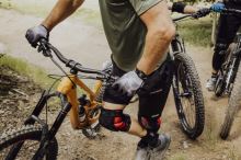 MTB rukavice Force CORE letní, šedé (3)